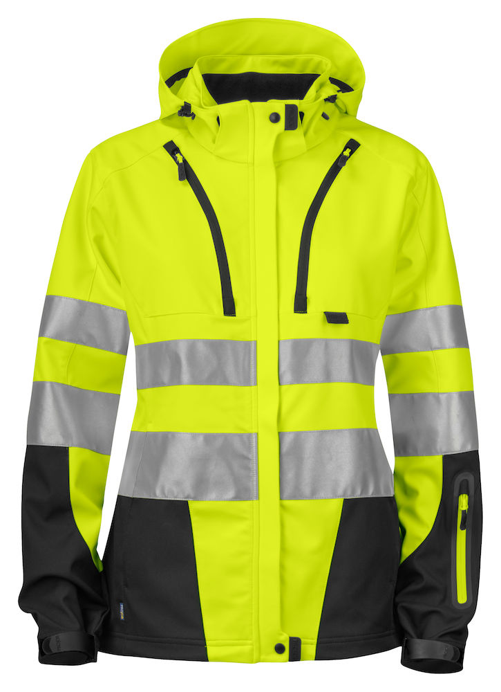 Dames Signalisatie Softshell Jas  6423
