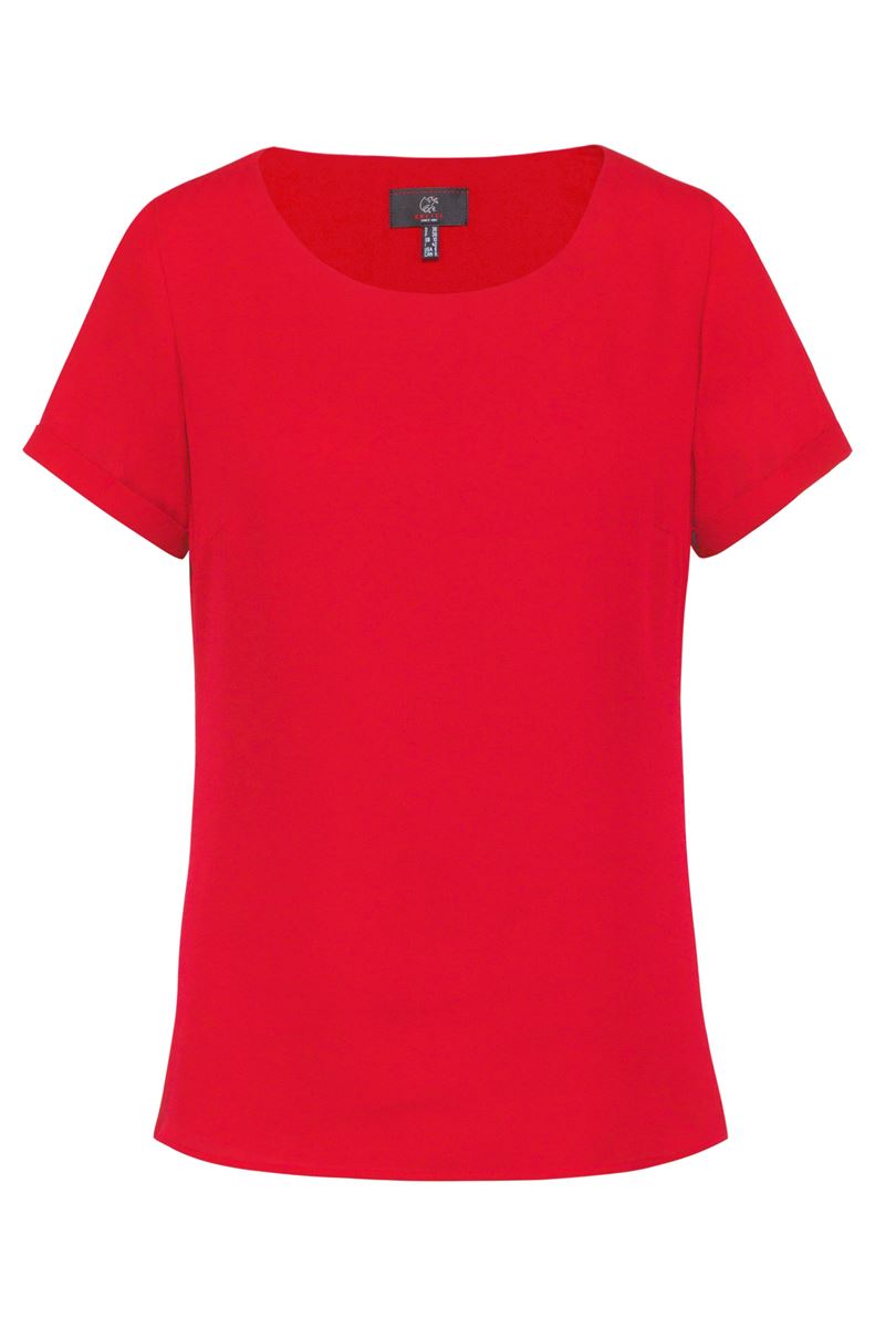 Dames blouse van chiffon 1/4 RF