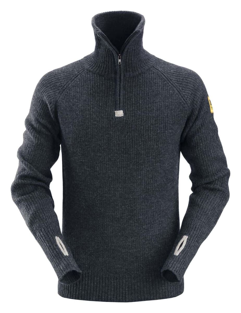 ½ Zip Sweater, Wol