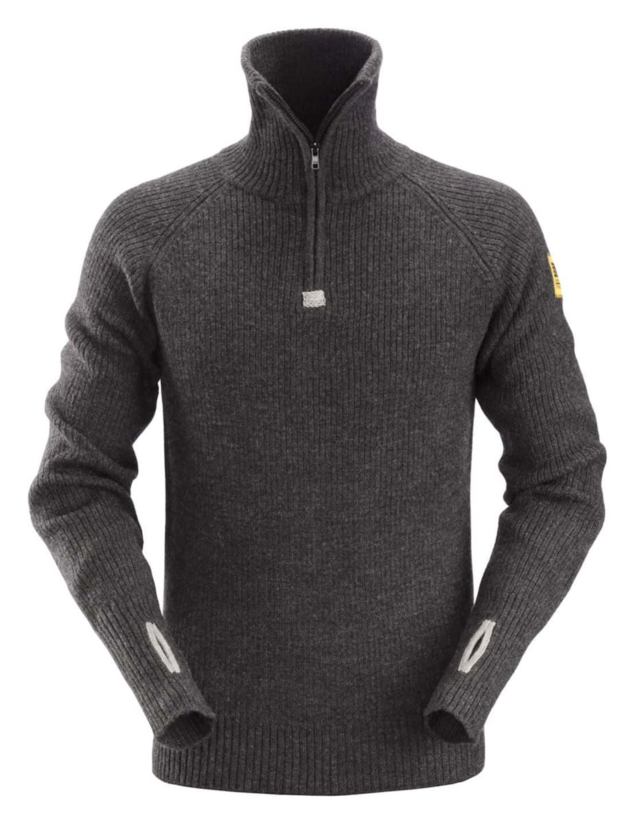 ½ Zip Sweater, Wol