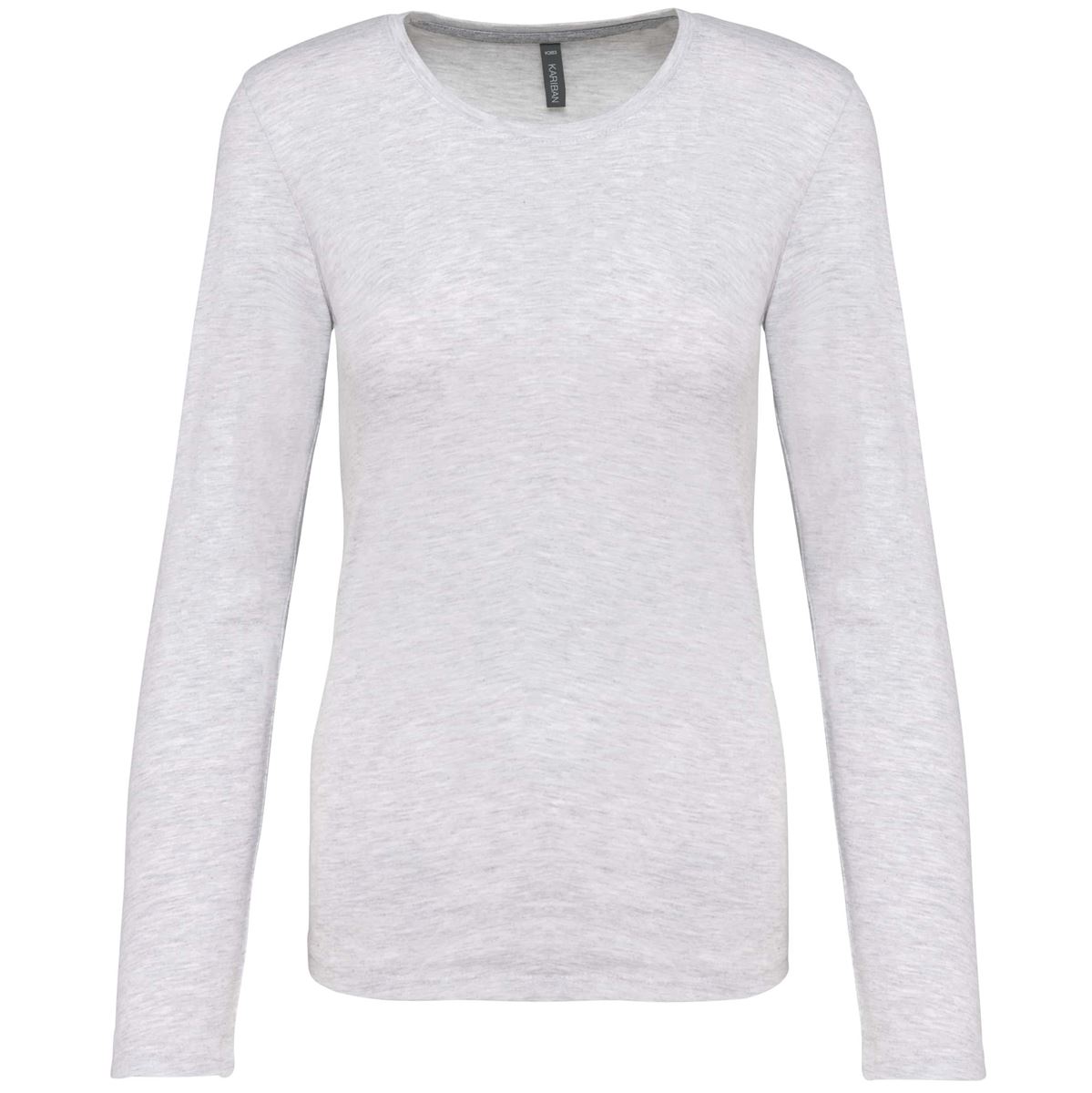 Dames T-shirt ronde hals lange mouwen