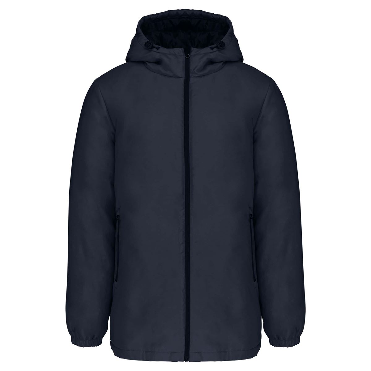 Unisex gerecycled parka met capuchon