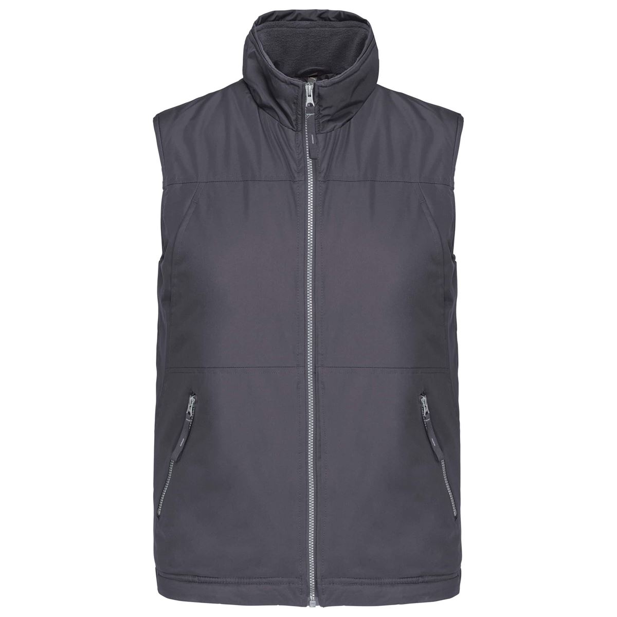 Met fleece gevoerde bodywarmer heren