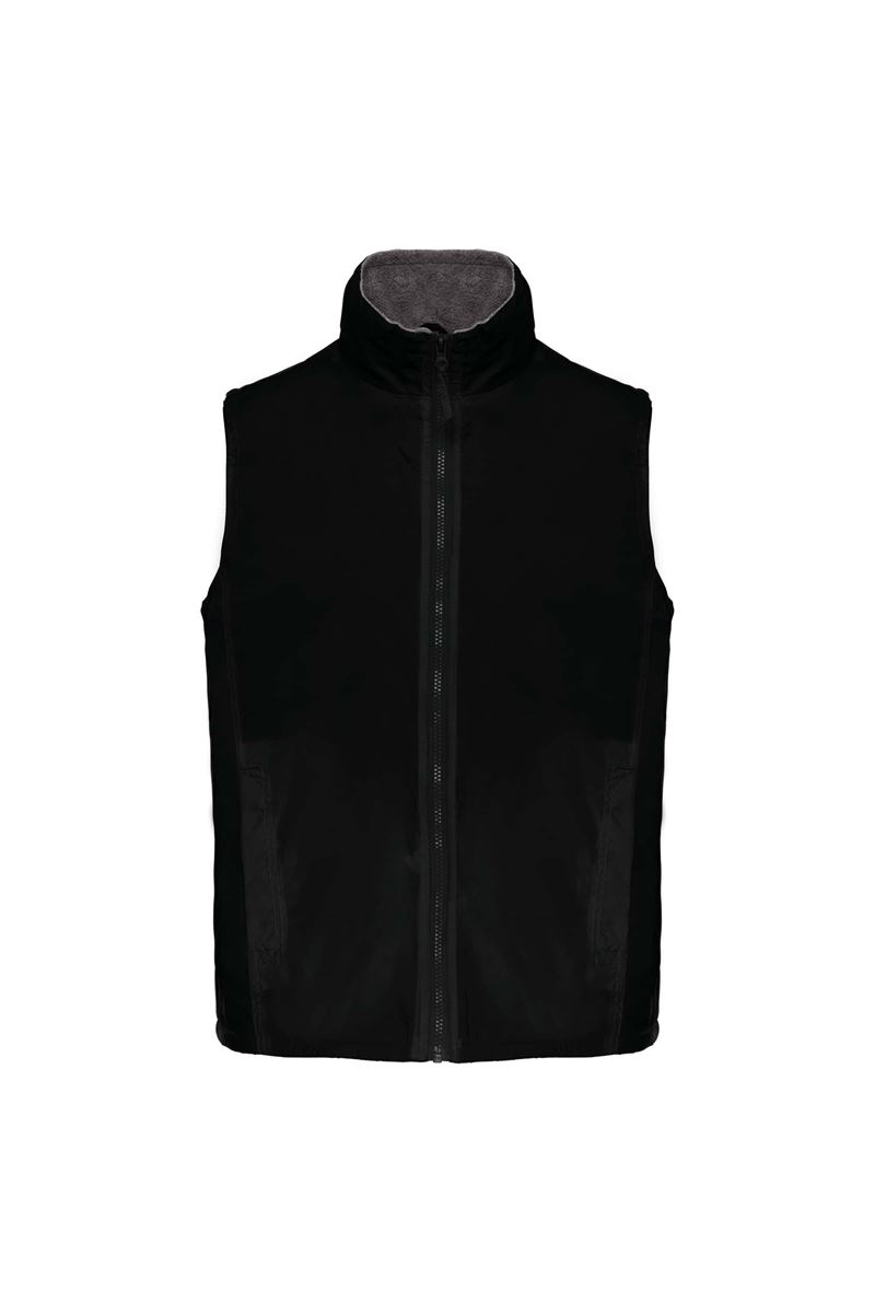 Met fleece gevoerde bodywarmer unisex