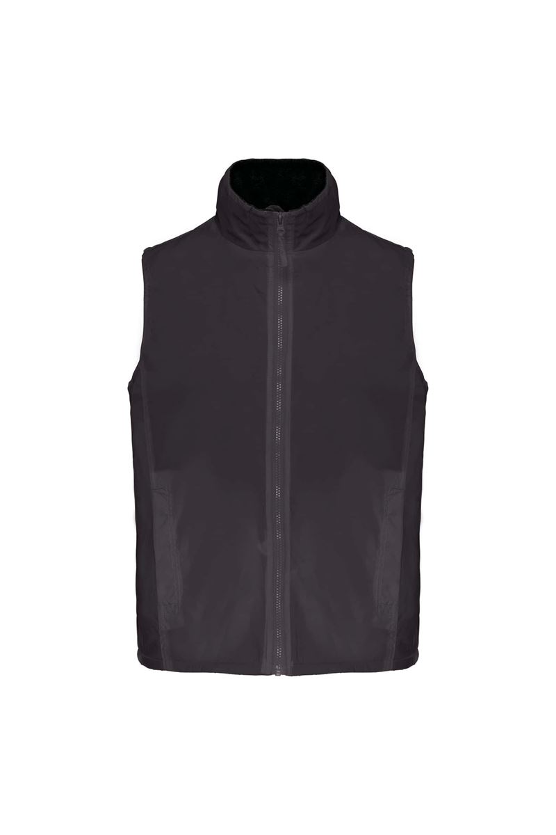 Met fleece gevoerde bodywarmer unisex