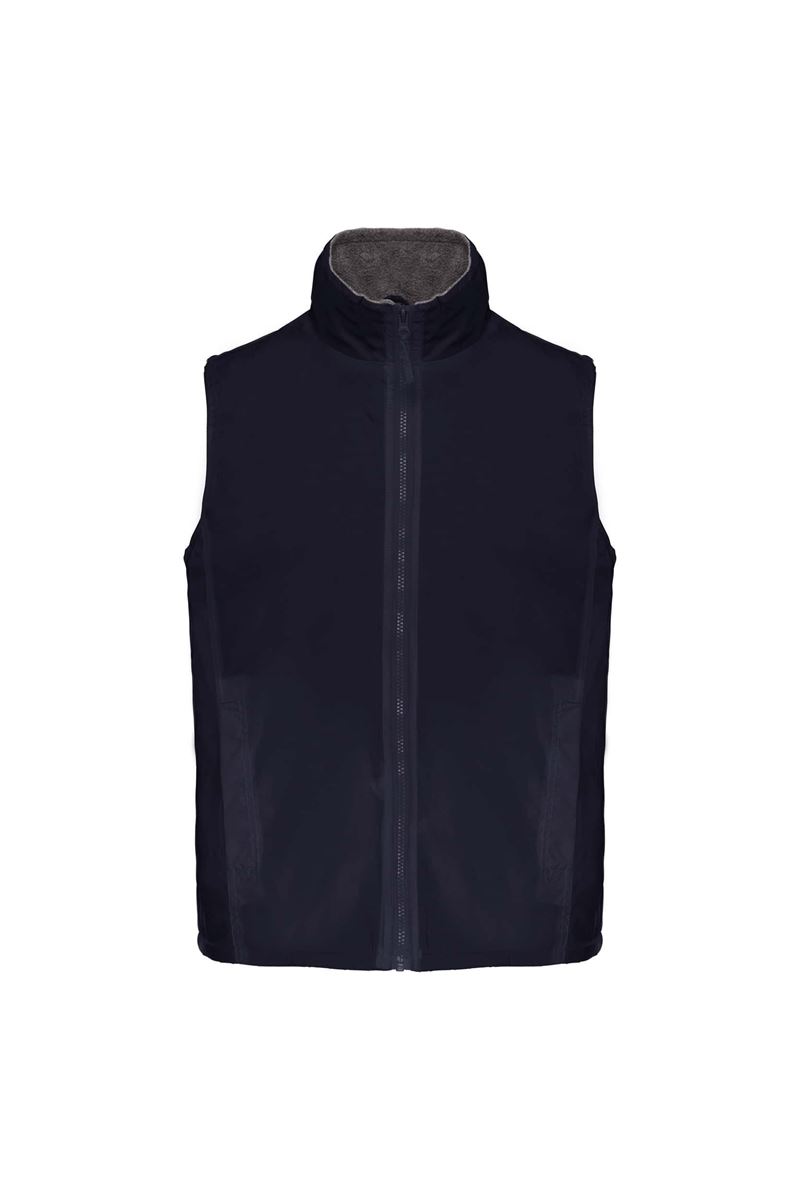 Met fleece gevoerde bodywarmer unisex