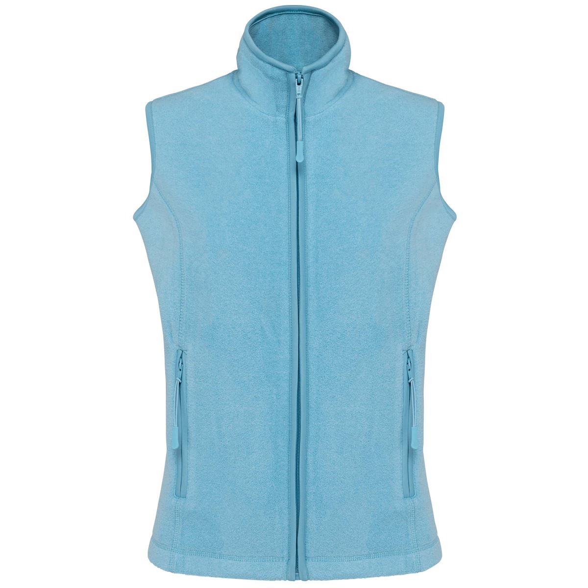 Bodywarmer van microfleece dames
