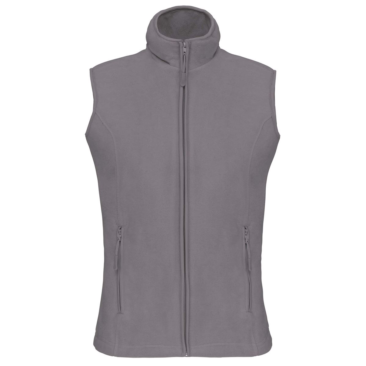 Bodywarmer van microfleece dames
