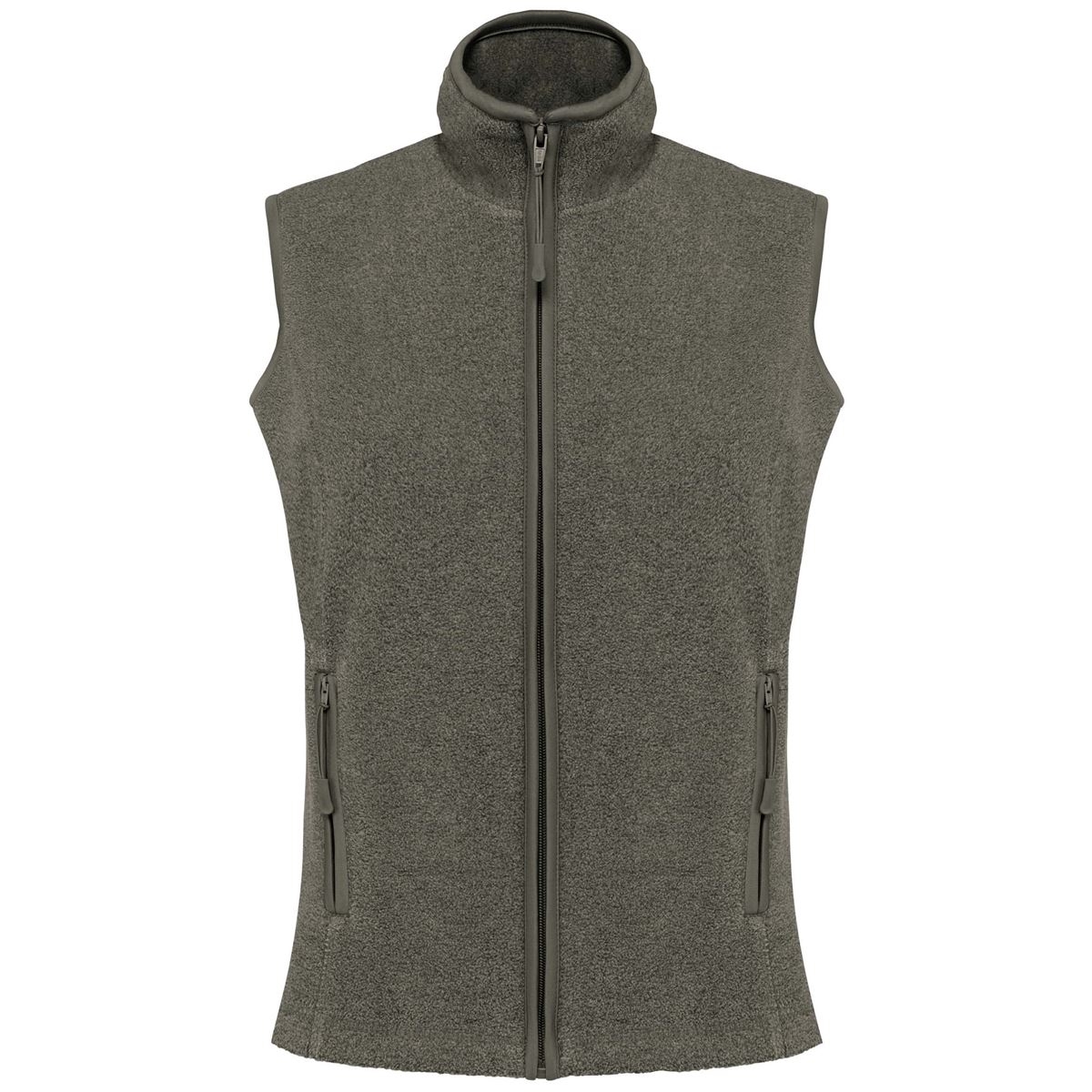 Bodywarmer van microfleece dames