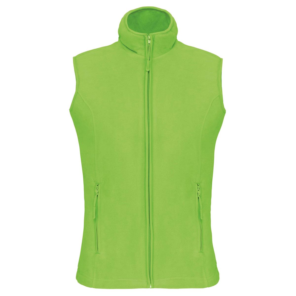 Bodywarmer van microfleece dames