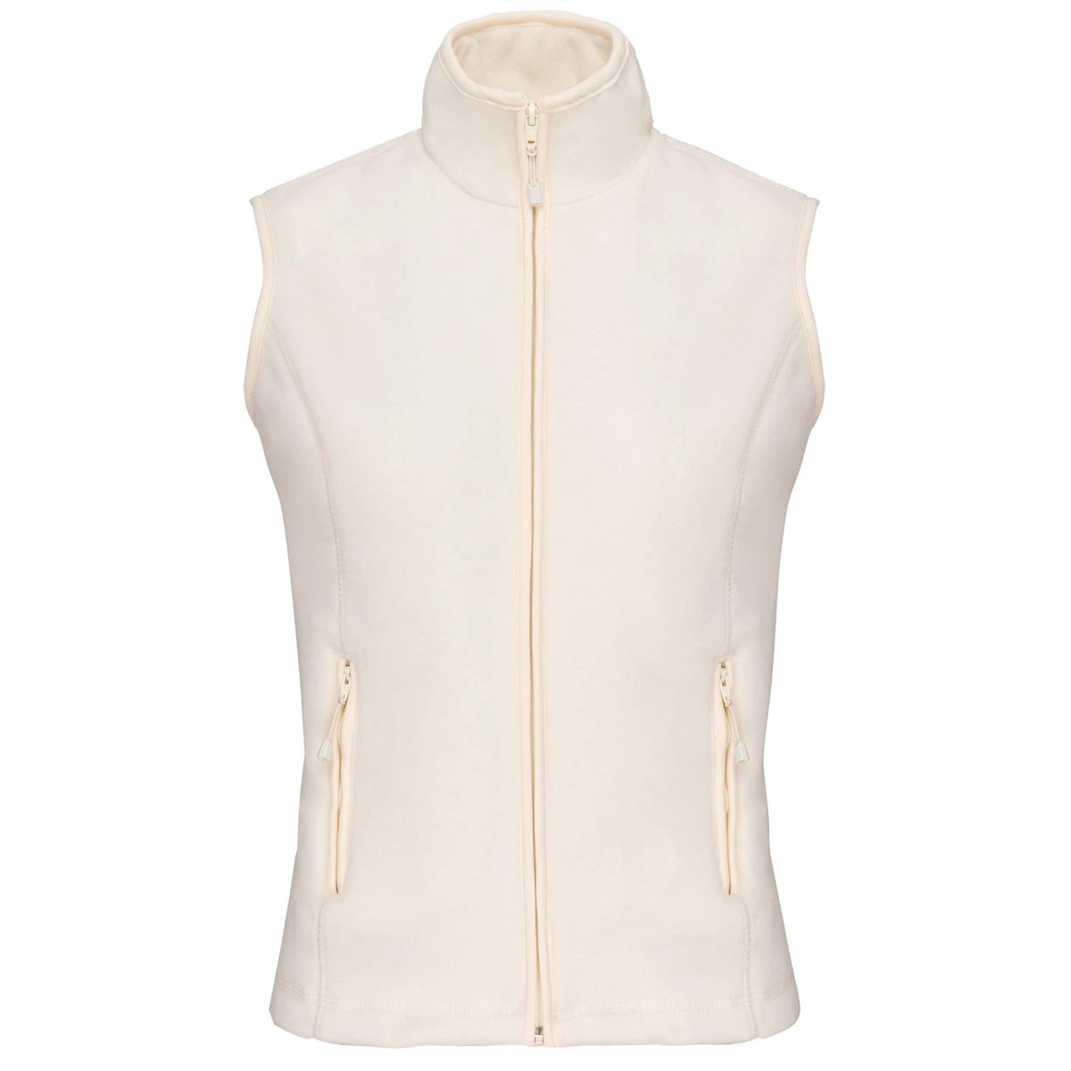 Bodywarmer van microfleece dames