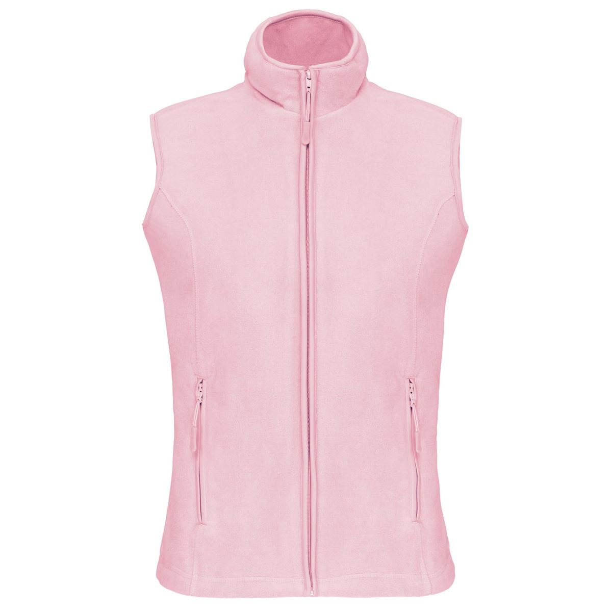 Bodywarmer van microfleece dames