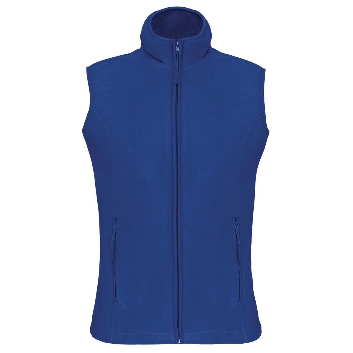 Bodywarmer van microfleece dames