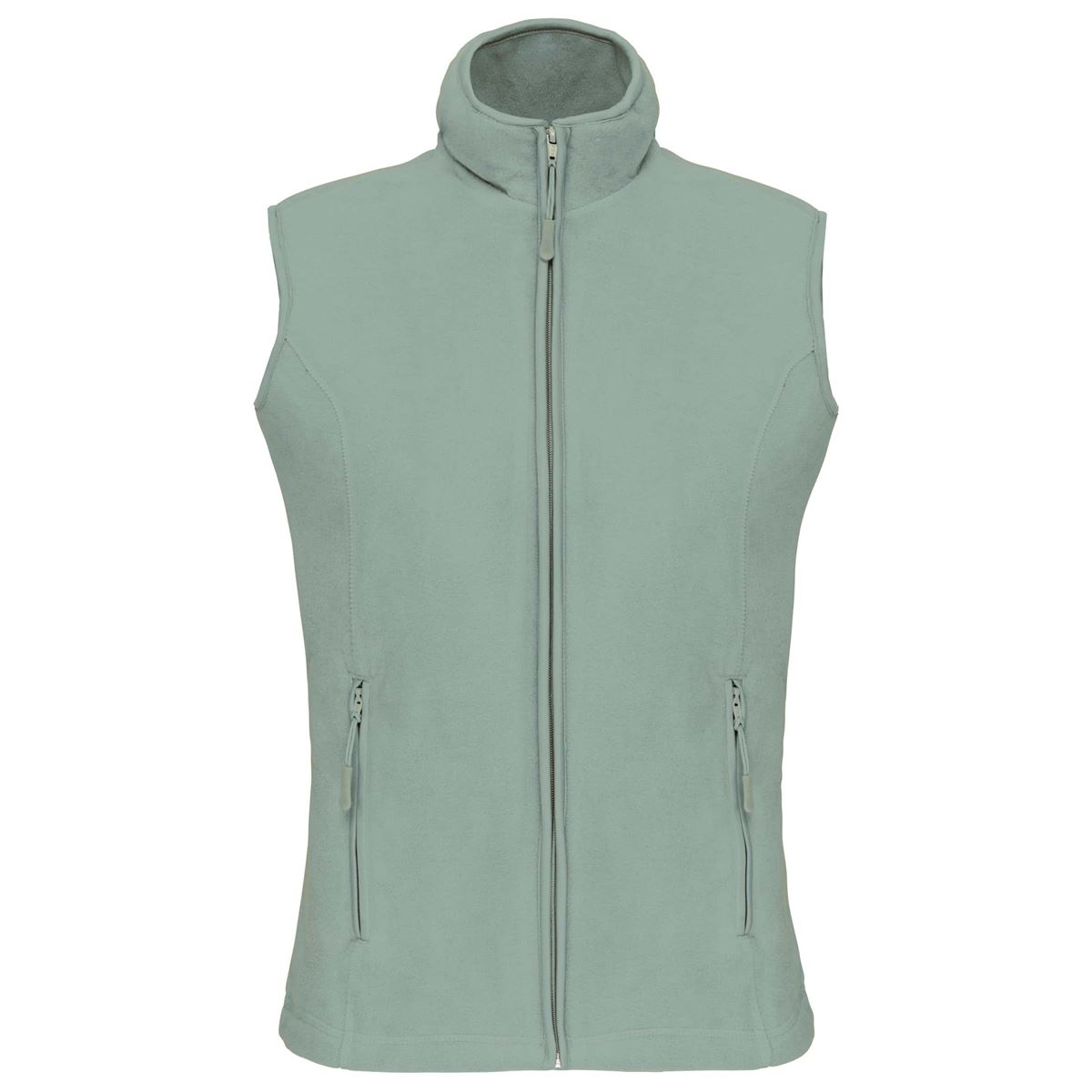 Bodywarmer van microfleece dames