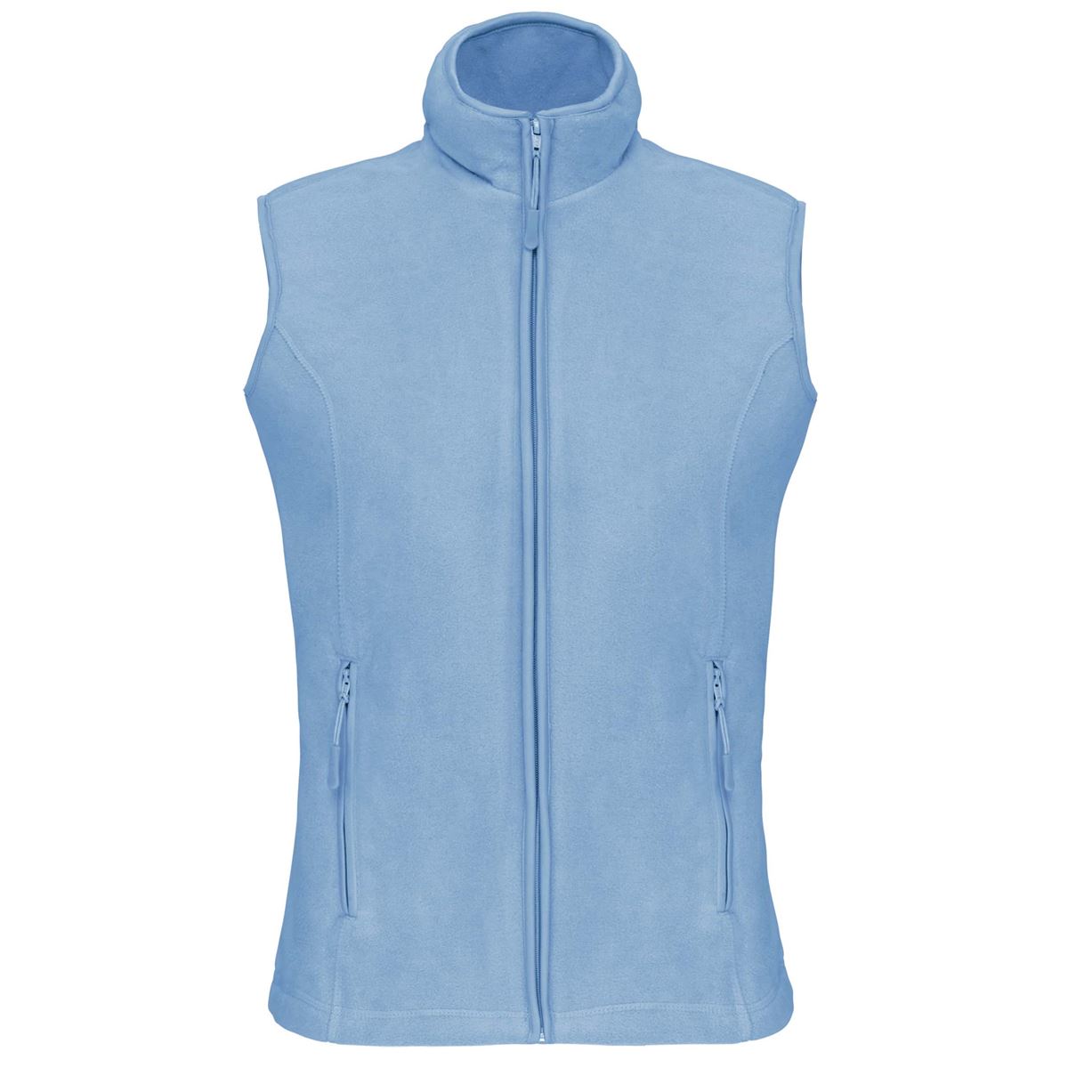 Bodywarmer van microfleece dames