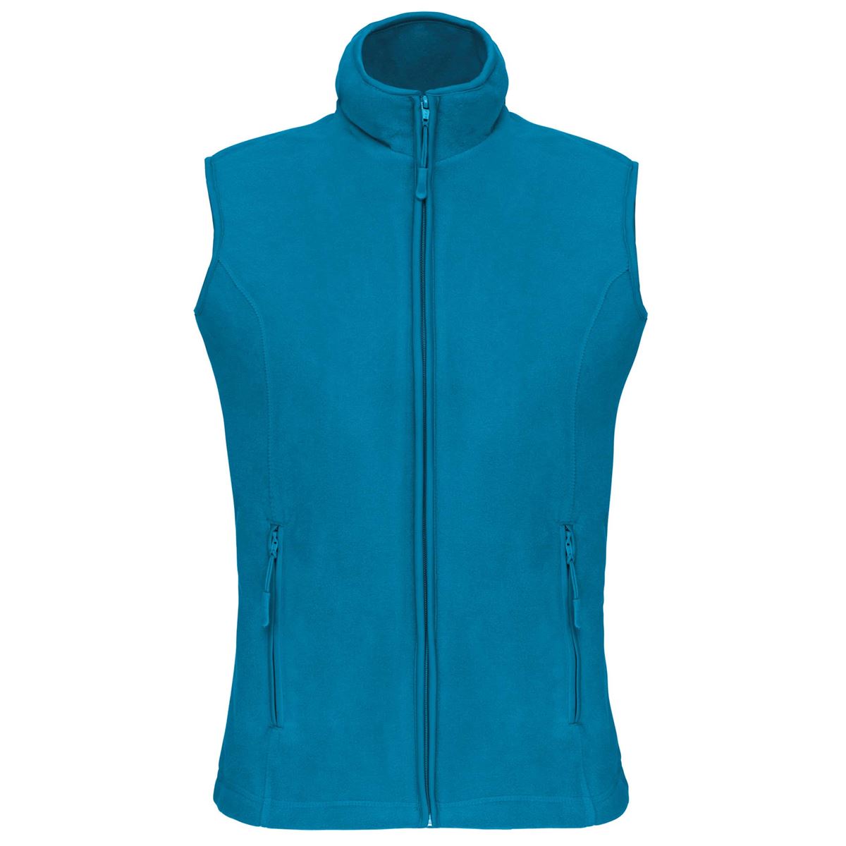 Bodywarmer van microfleece dames