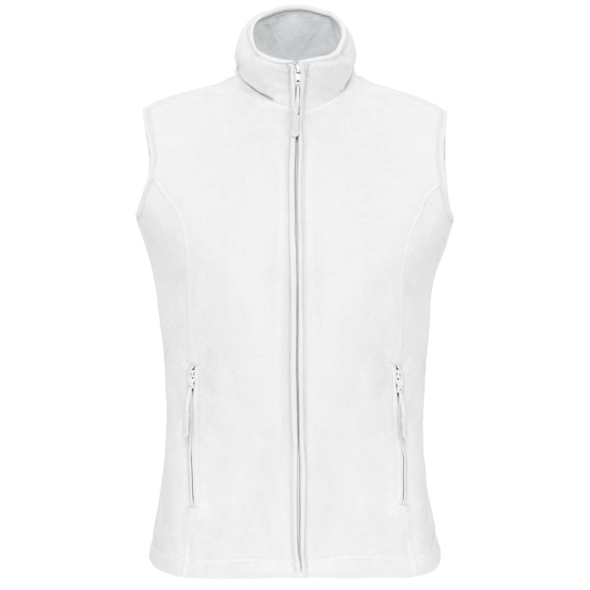 Bodywarmer van microfleece dames