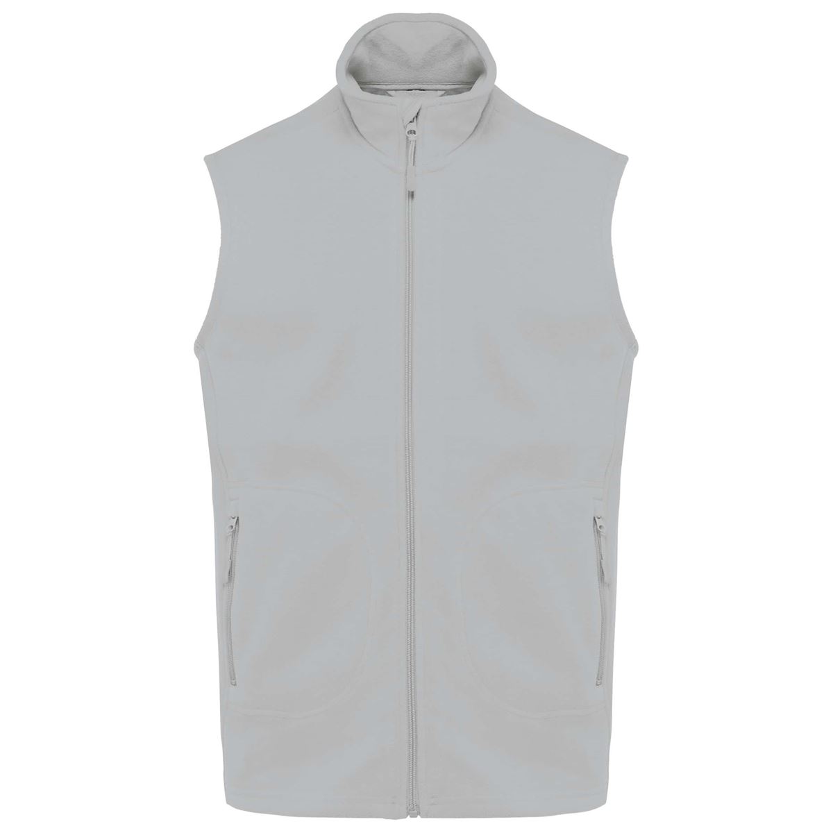 Ecologische uniseks bodywarmer van microfleece