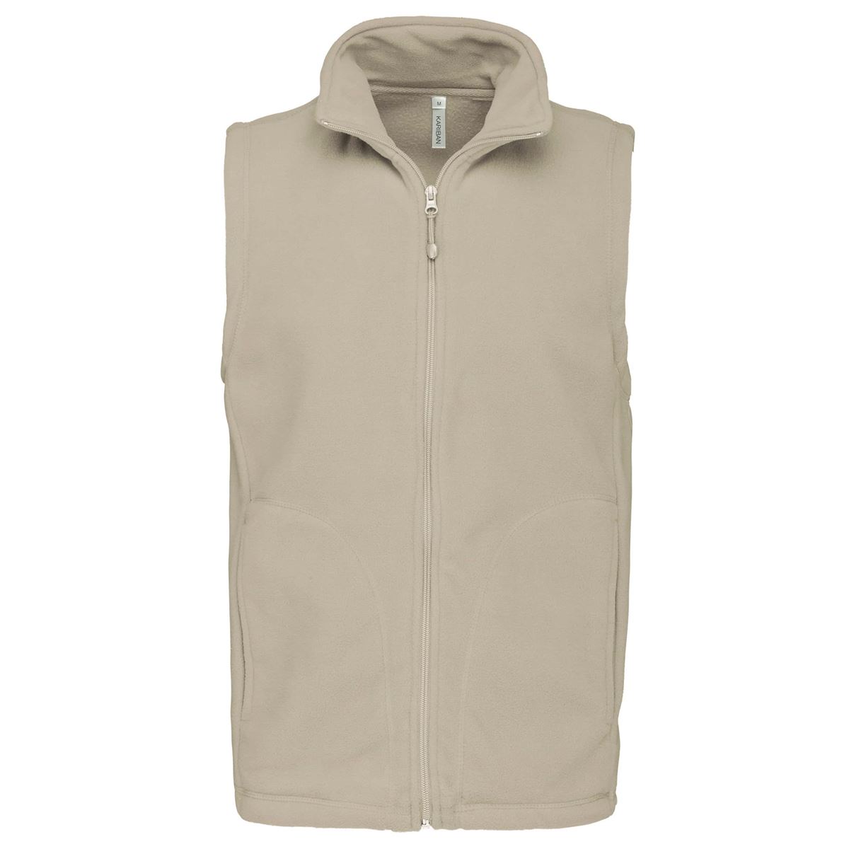 Bodywarmer van microfleece heren