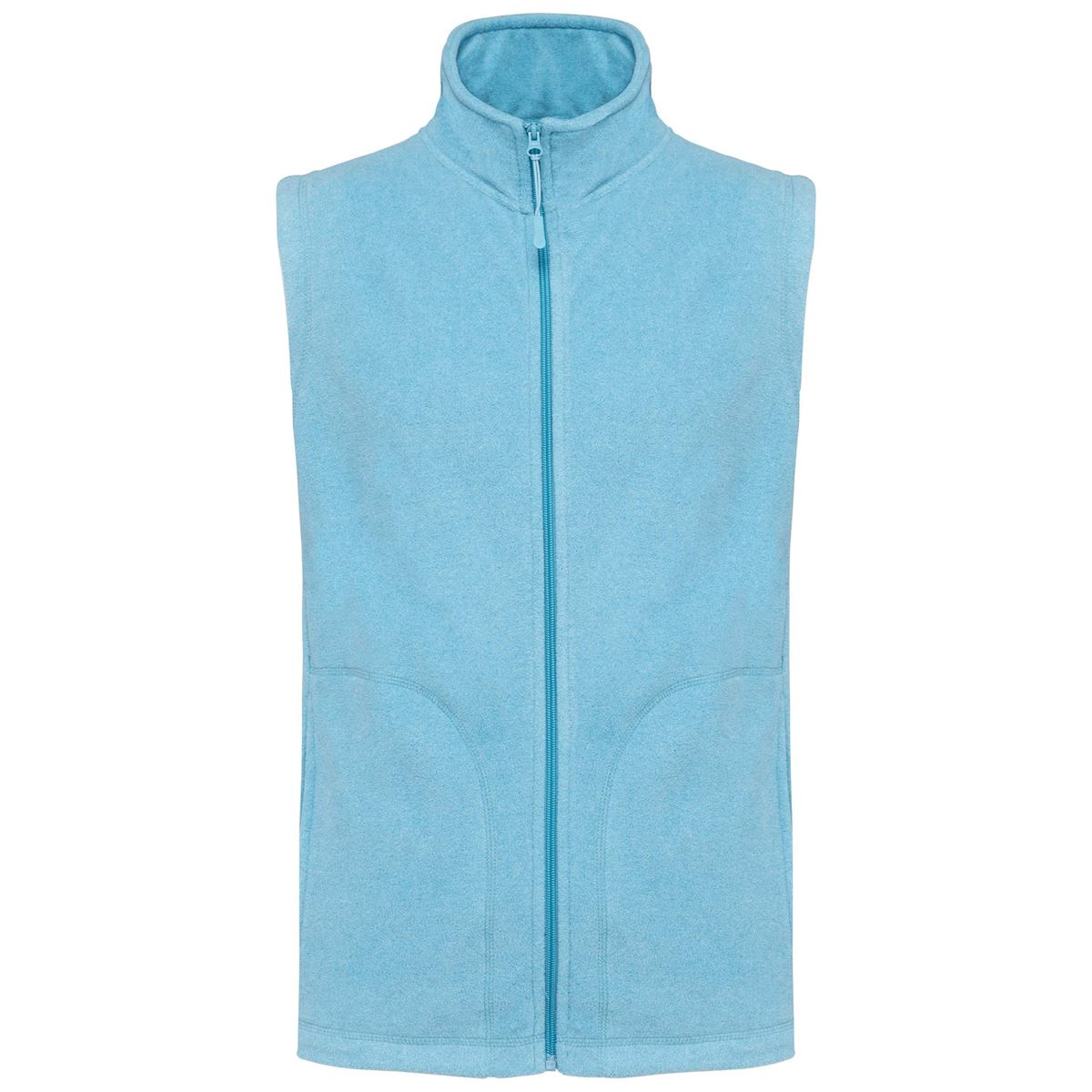 Bodywarmer van microfleece heren