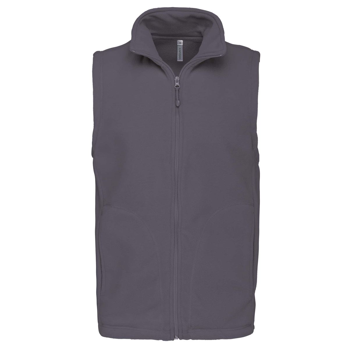 Bodywarmer van microfleece heren