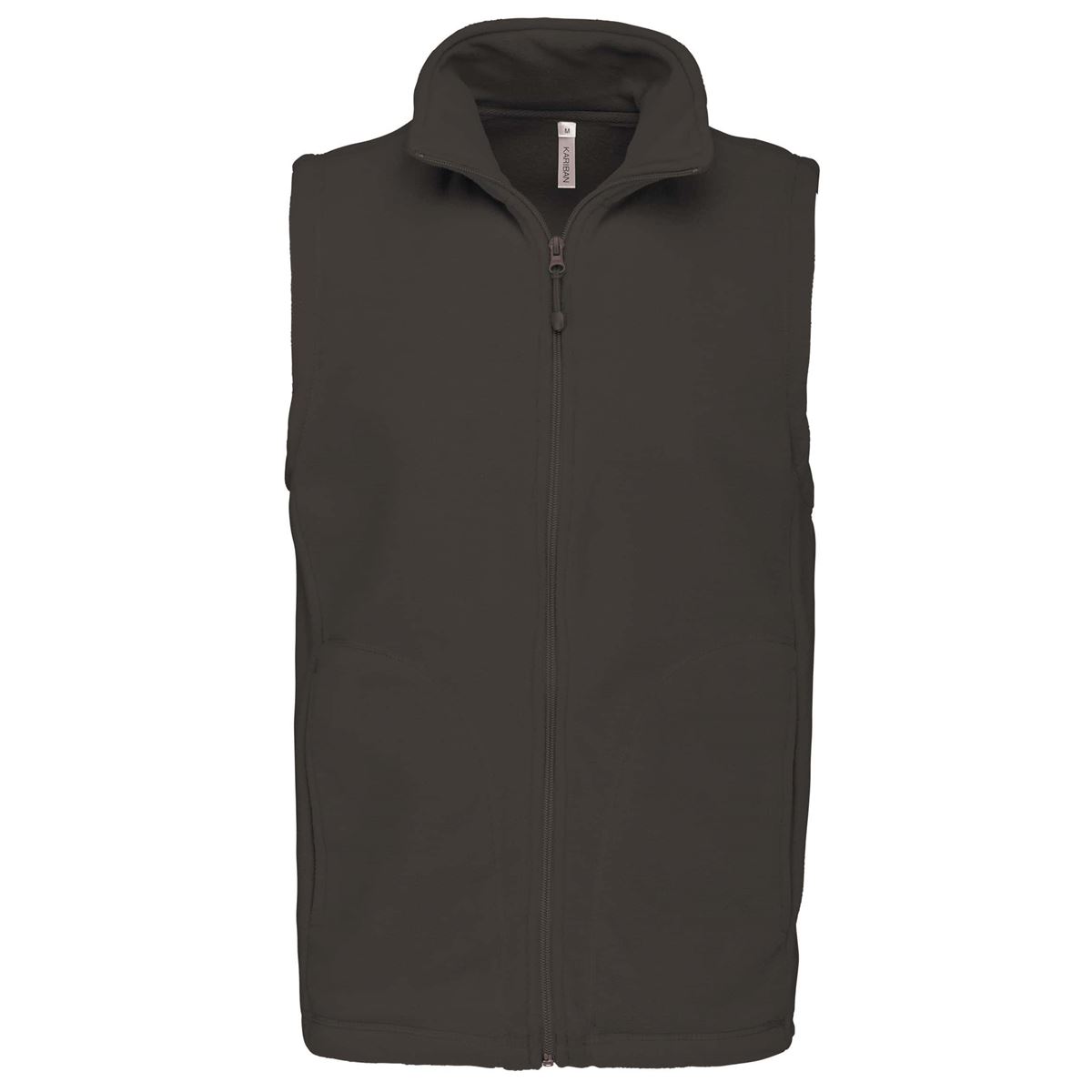 Bodywarmer van microfleece heren