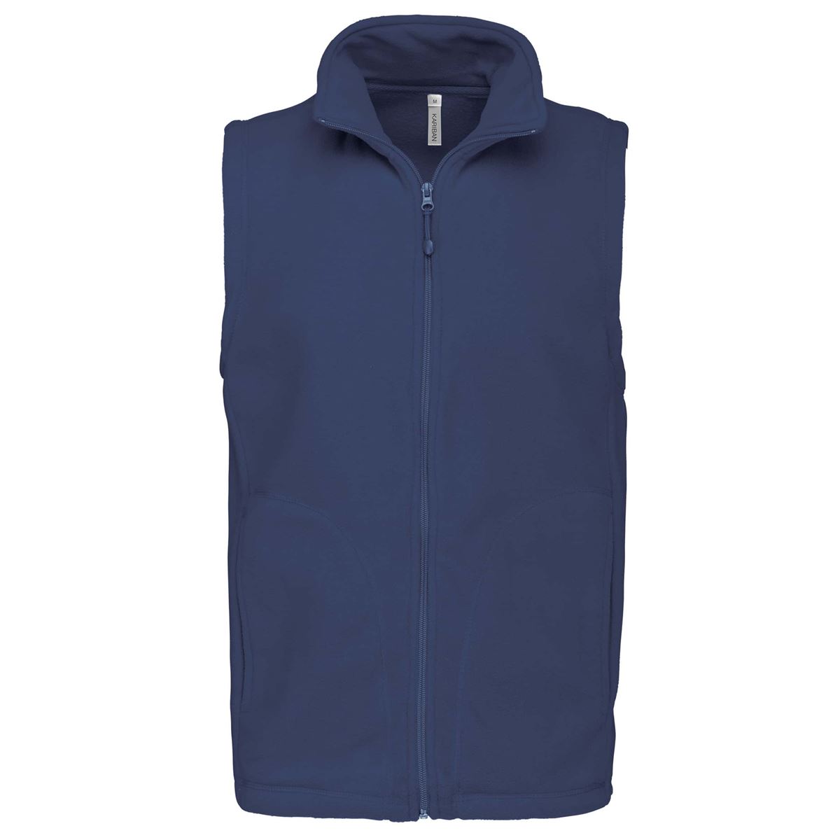 Bodywarmer van microfleece heren