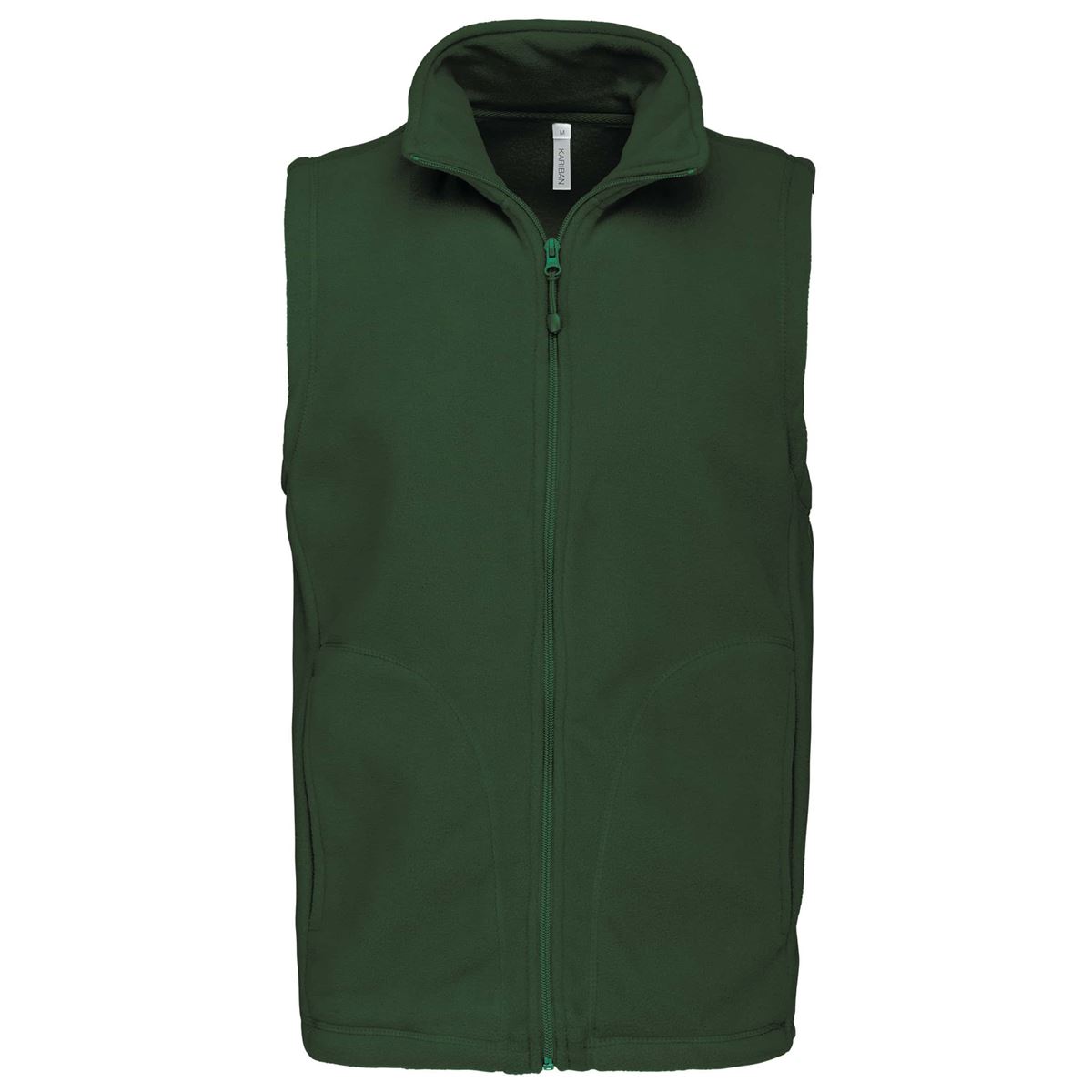 Bodywarmer van microfleece heren