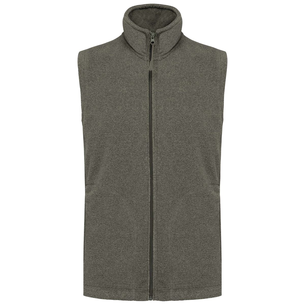 Bodywarmer van microfleece heren