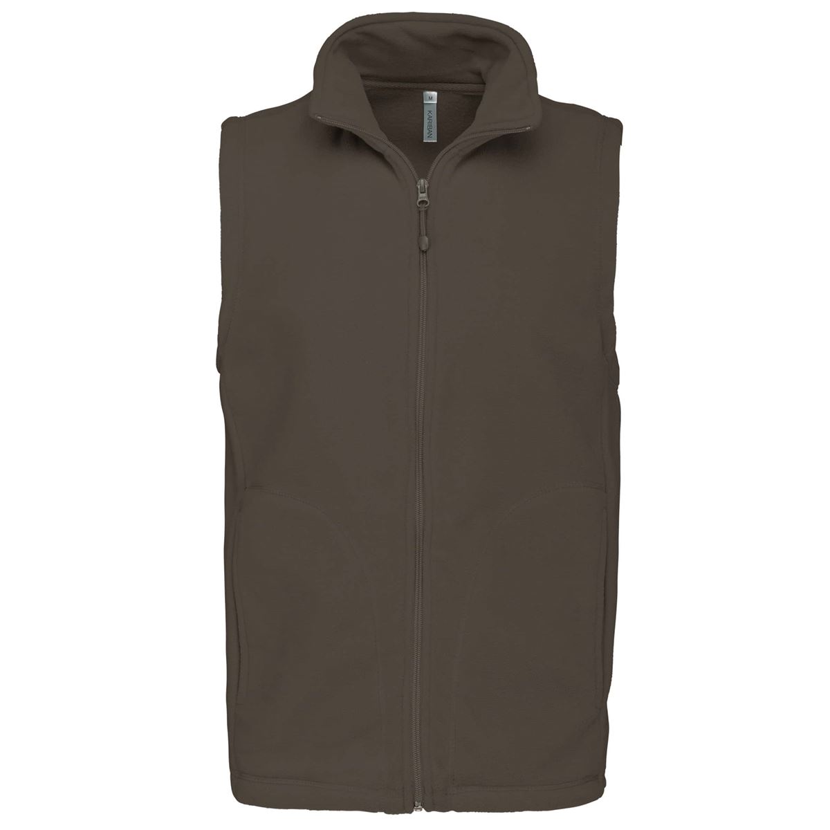 Bodywarmer van microfleece heren