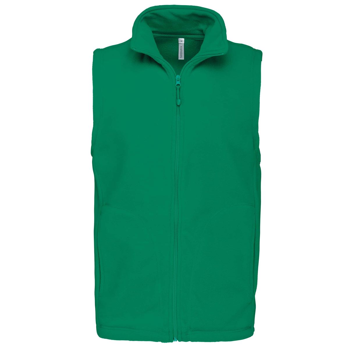 Bodywarmer van microfleece heren