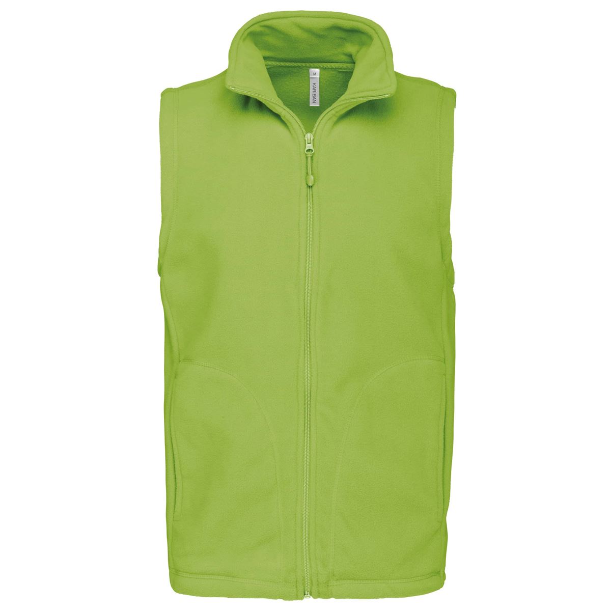Bodywarmer van microfleece heren
