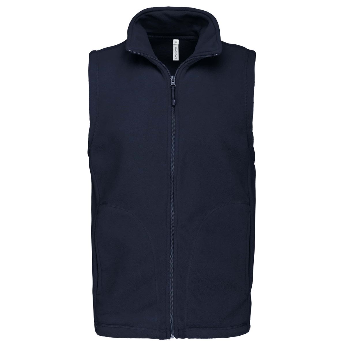 Bodywarmer van microfleece heren