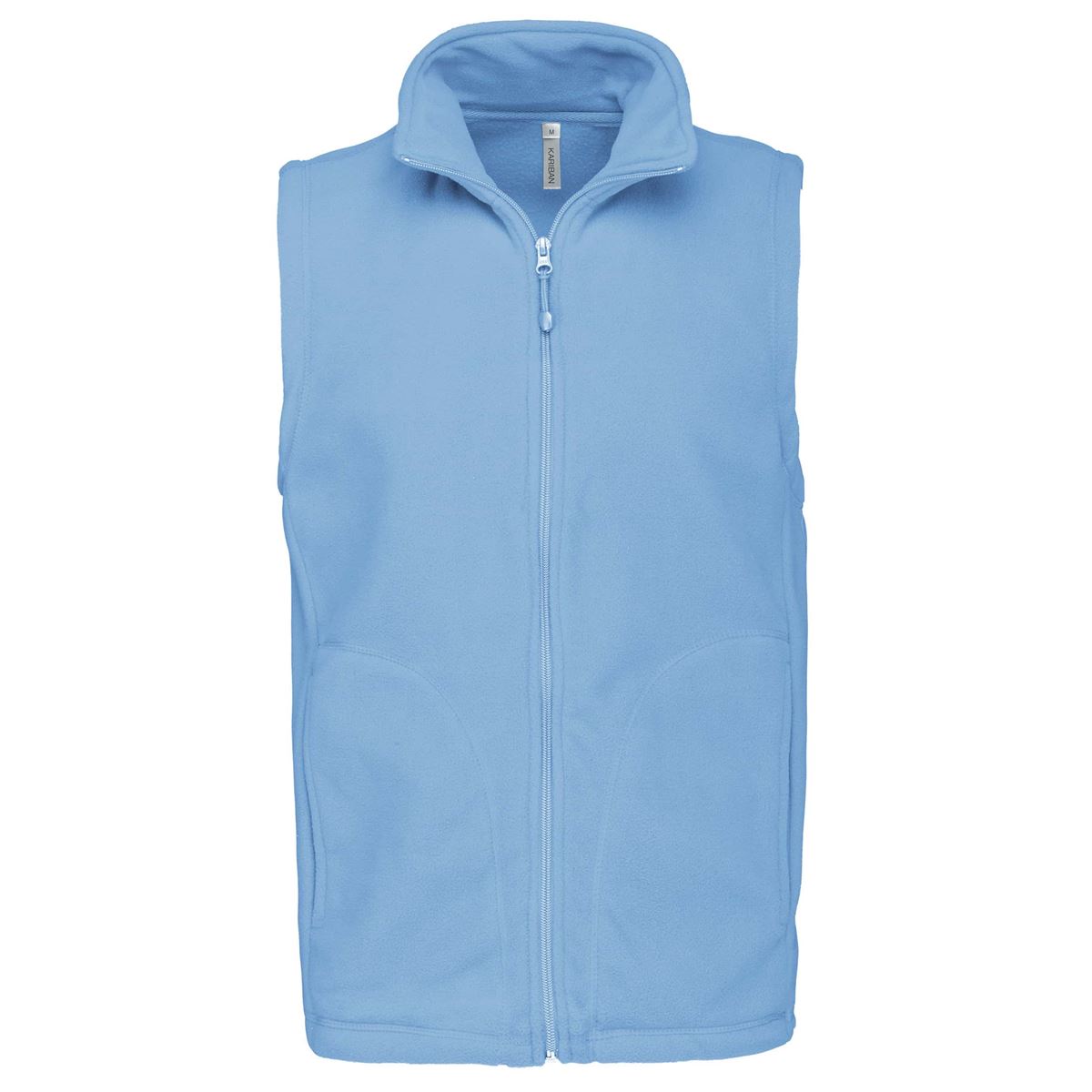 Bodywarmer van microfleece heren