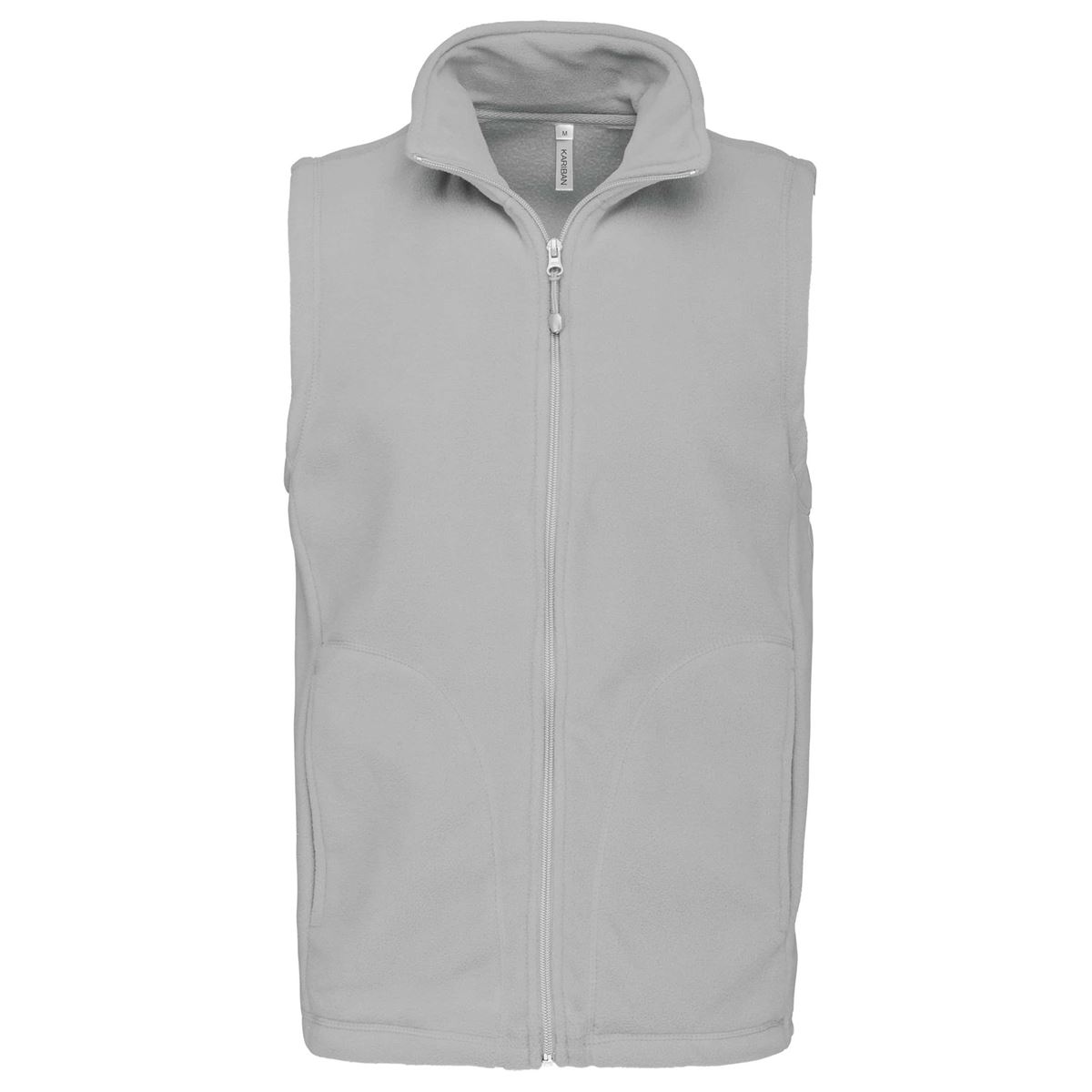 Bodywarmer van microfleece heren