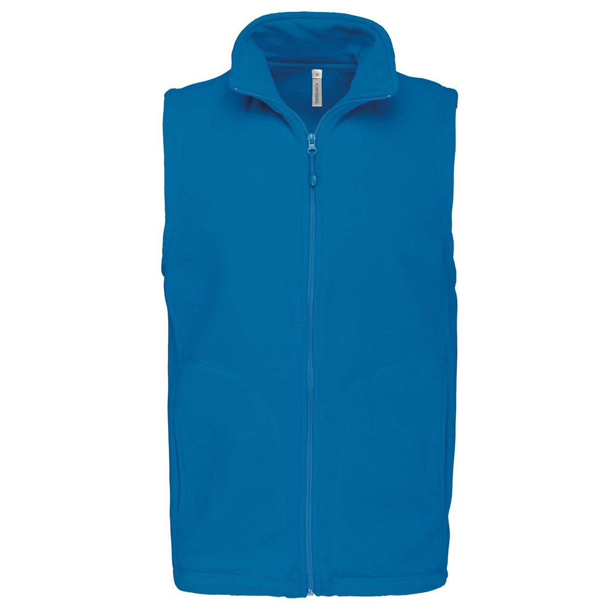 Bodywarmer van microfleece heren
