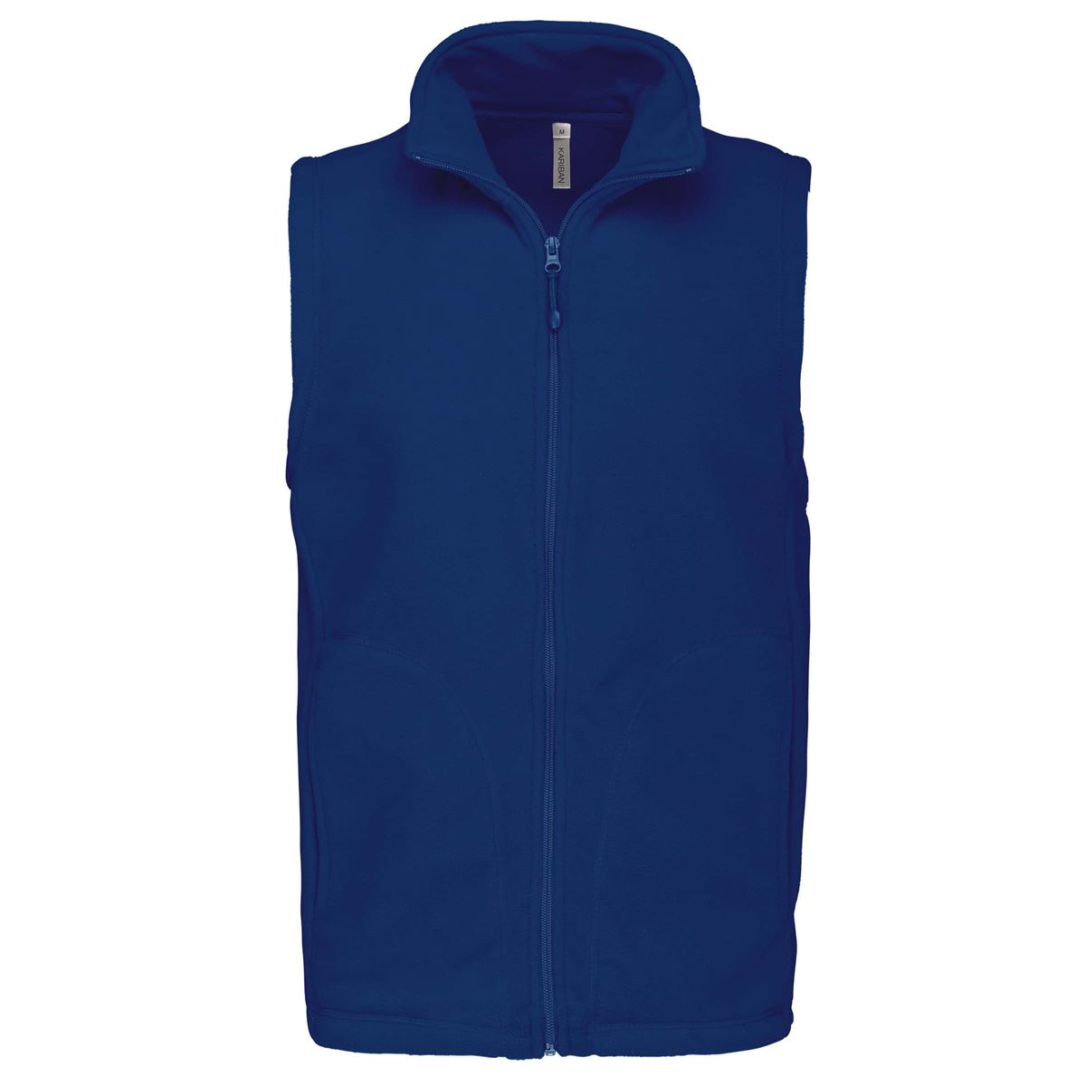 Bodywarmer van microfleece heren