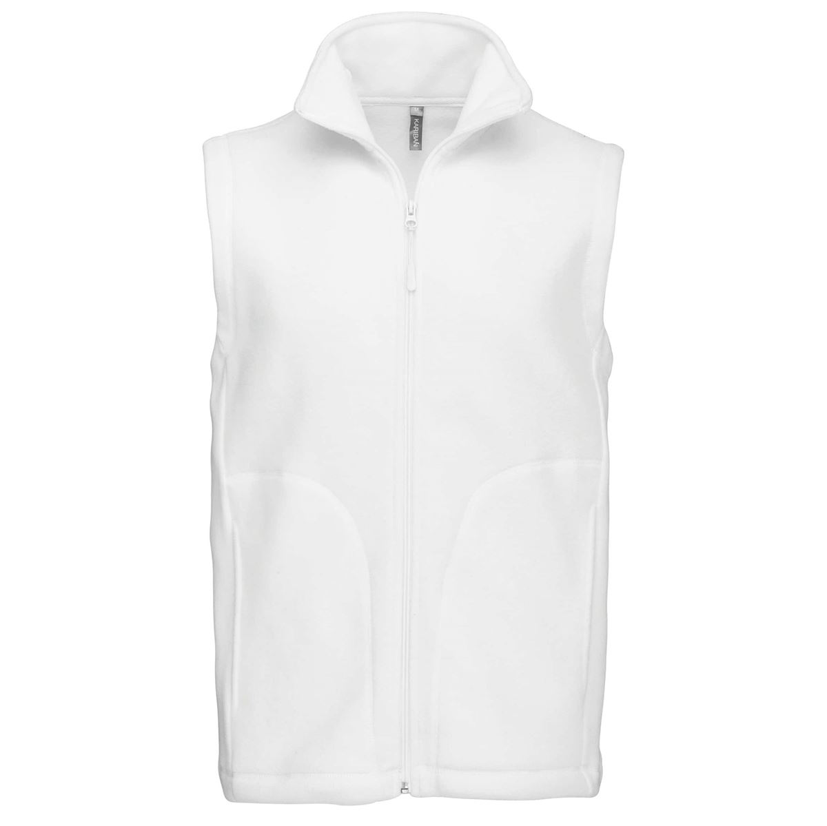 Bodywarmer van microfleece heren