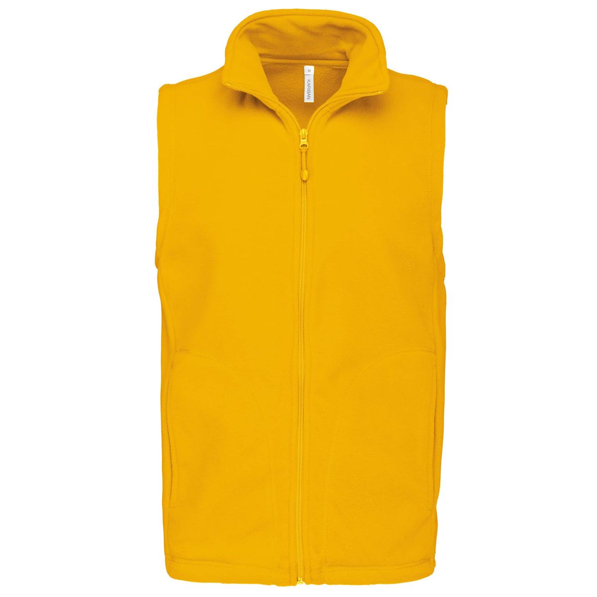 Bodywarmer van microfleece heren