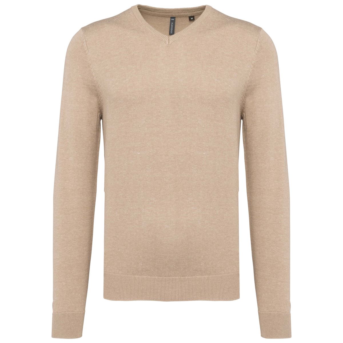 Heren pullover met v-hals