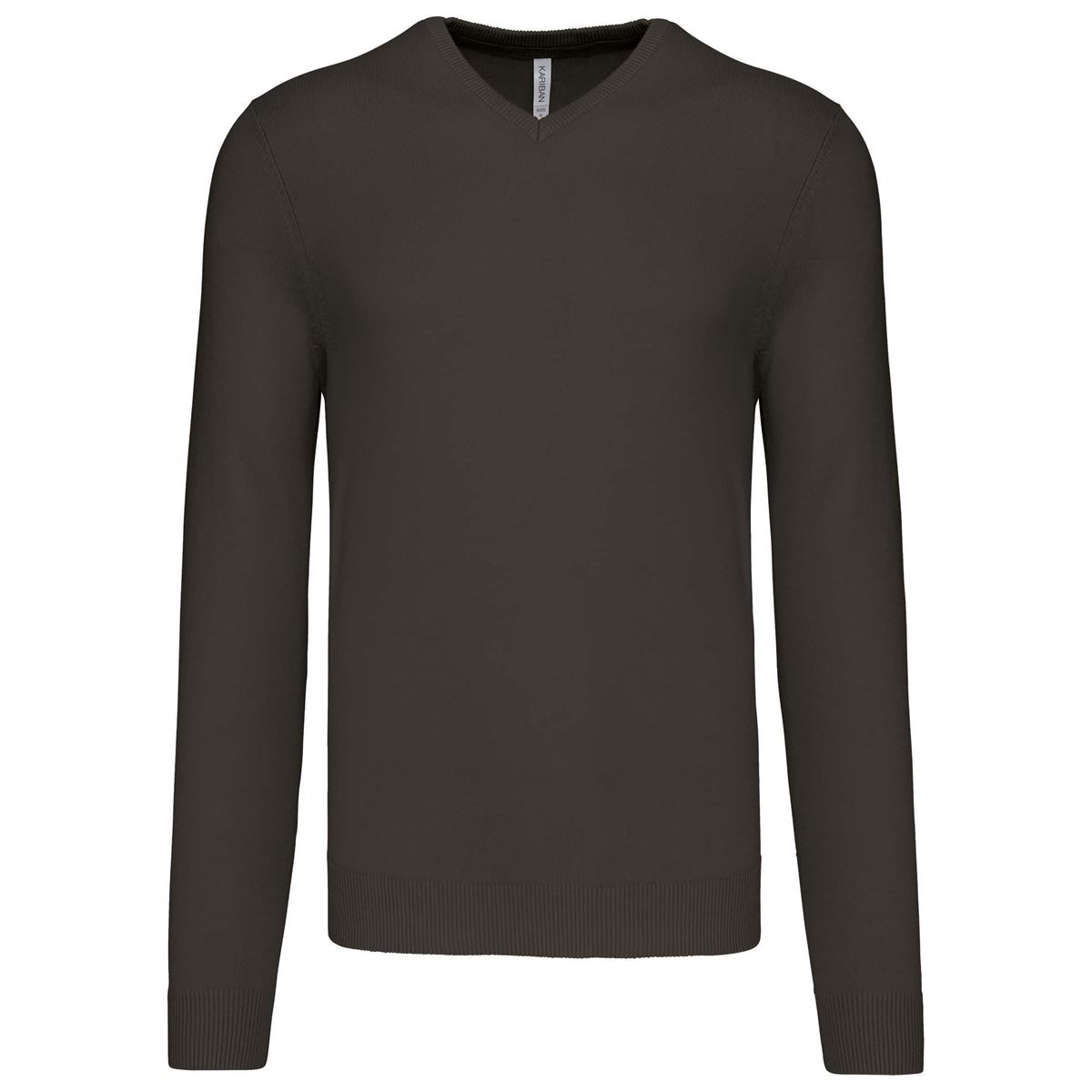 Heren pullover met v-hals