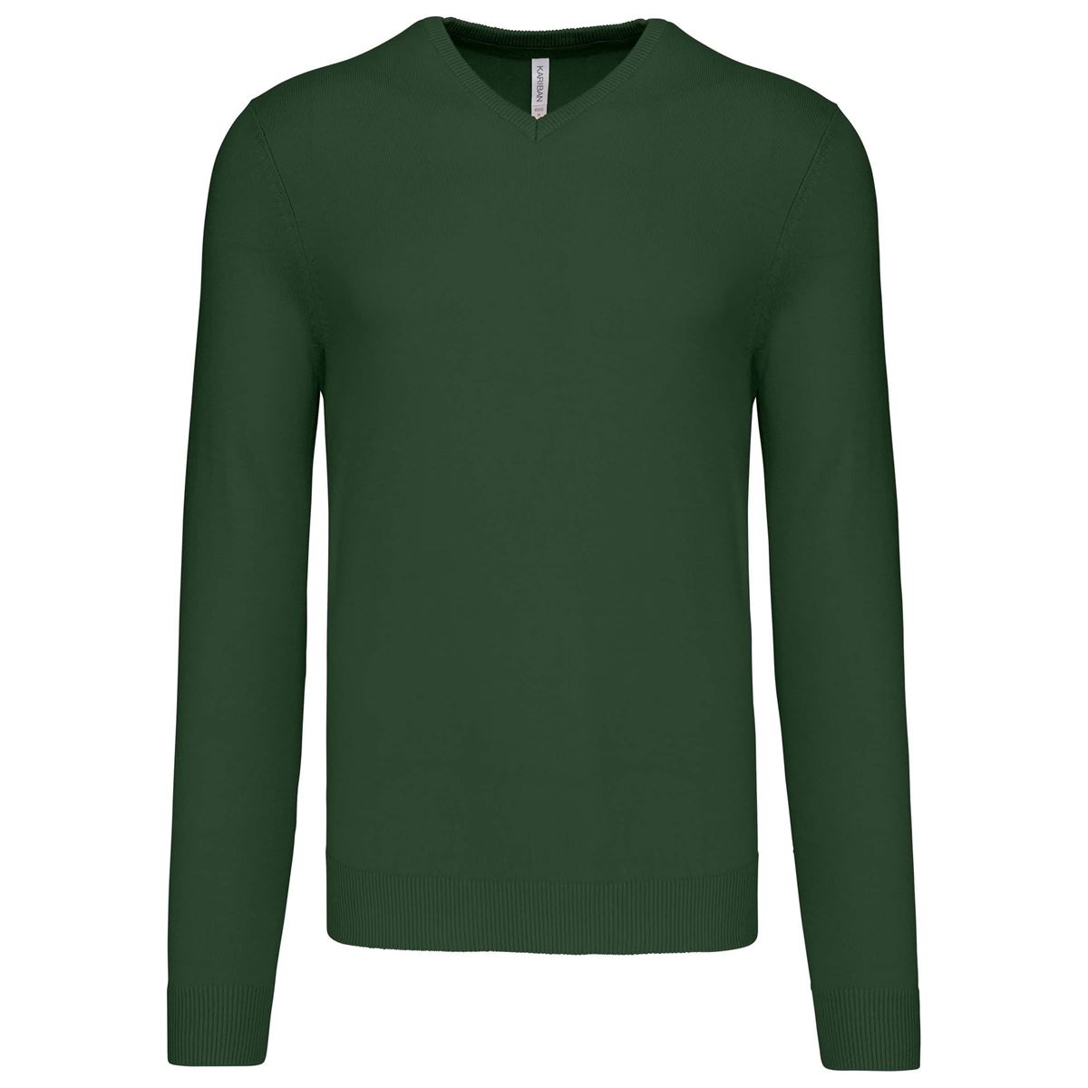 Heren pullover met v-hals