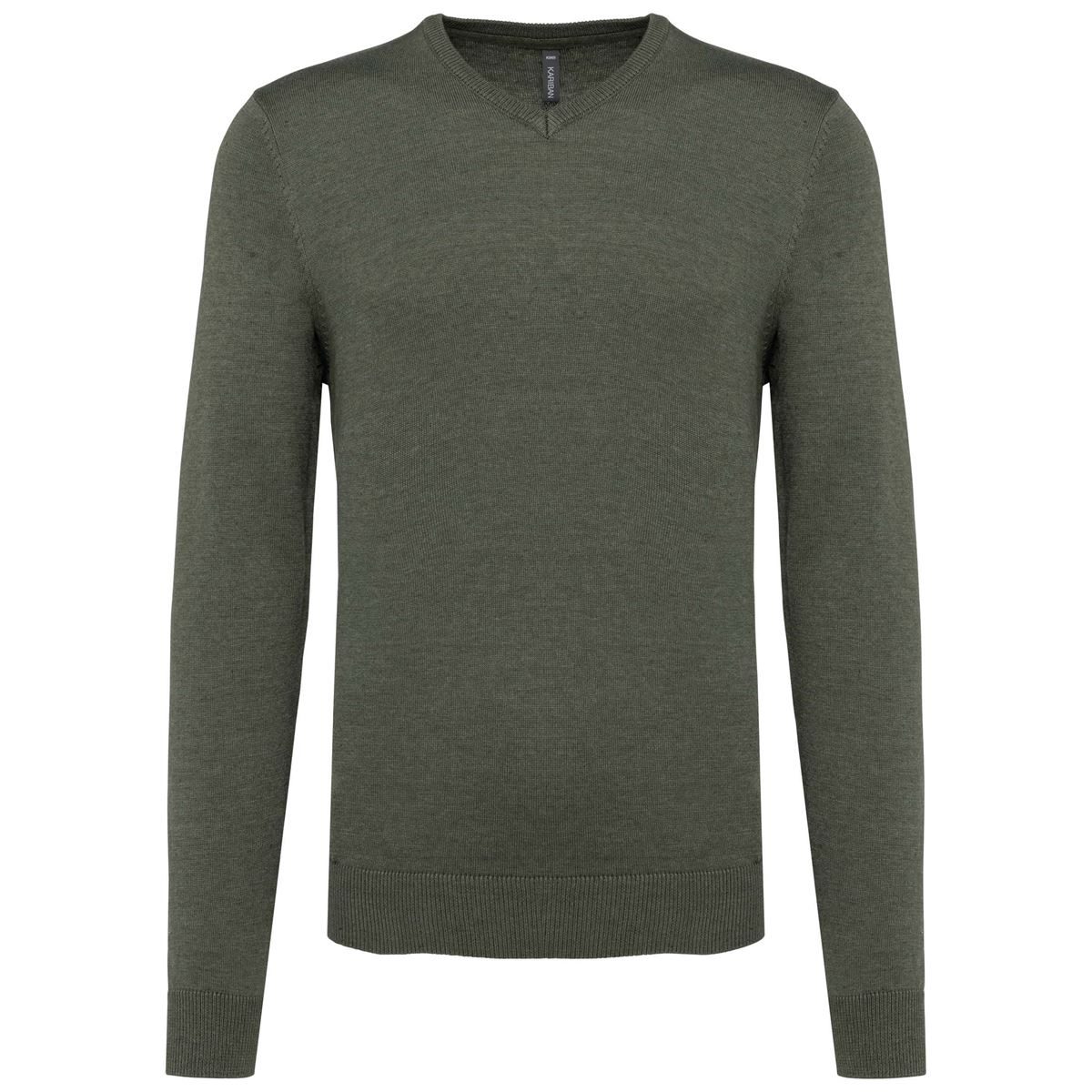 Heren pullover met v-hals