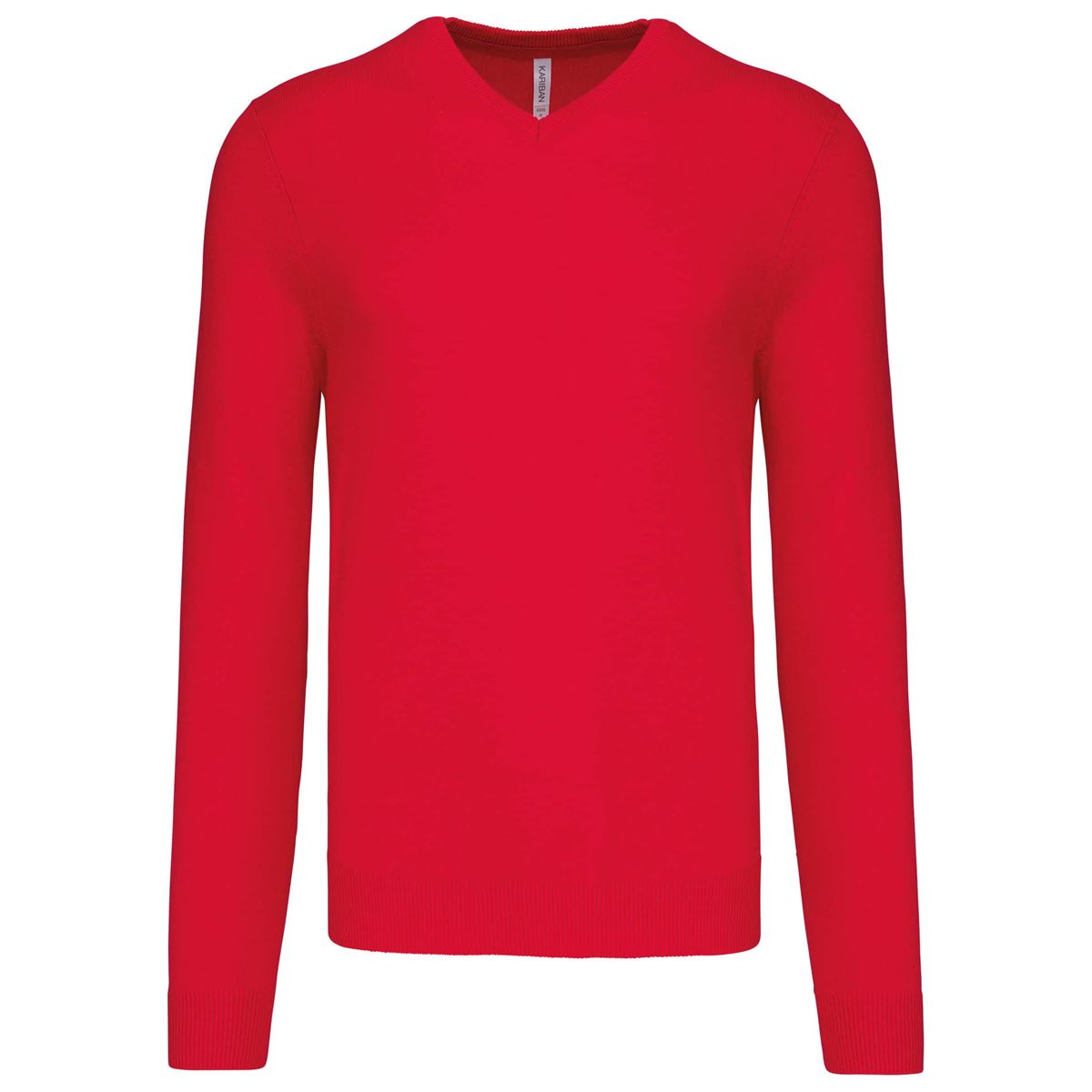 Heren pullover met v-hals