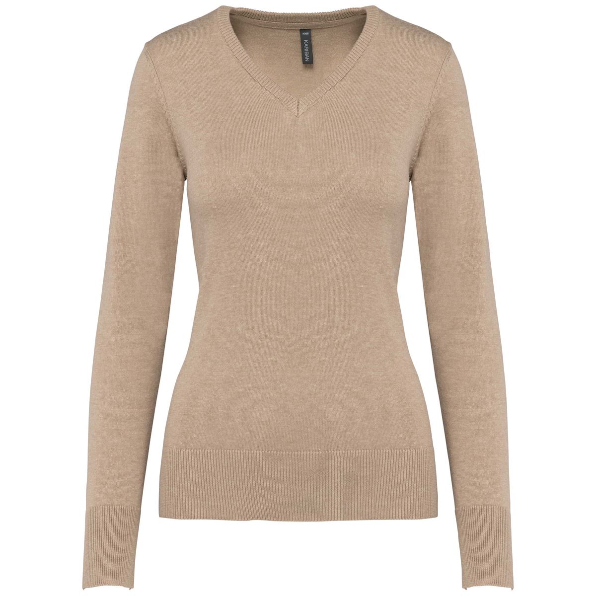 Dames pullover met v-hals