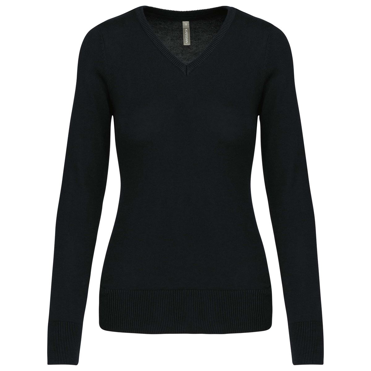 Dames pullover met v-hals