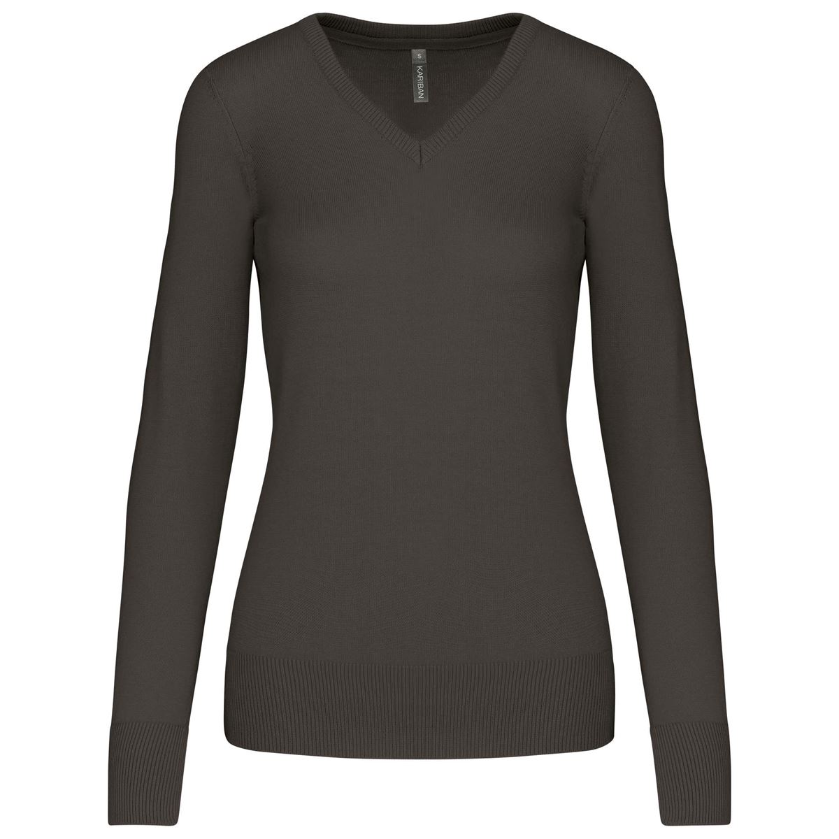 Dames pullover met v-hals