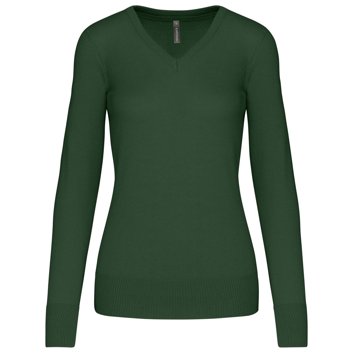 Dames pullover met v-hals