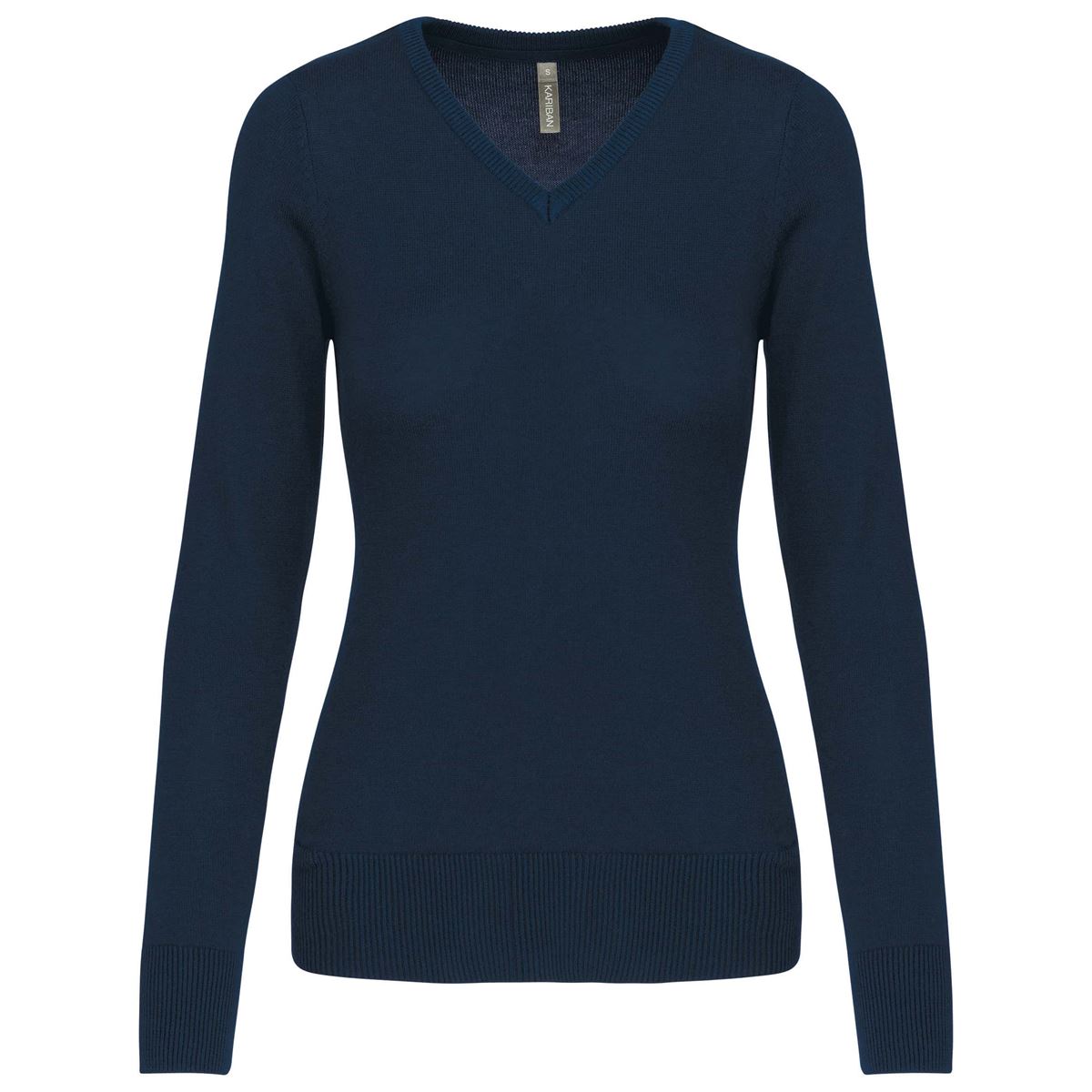 Dames pullover met v-hals