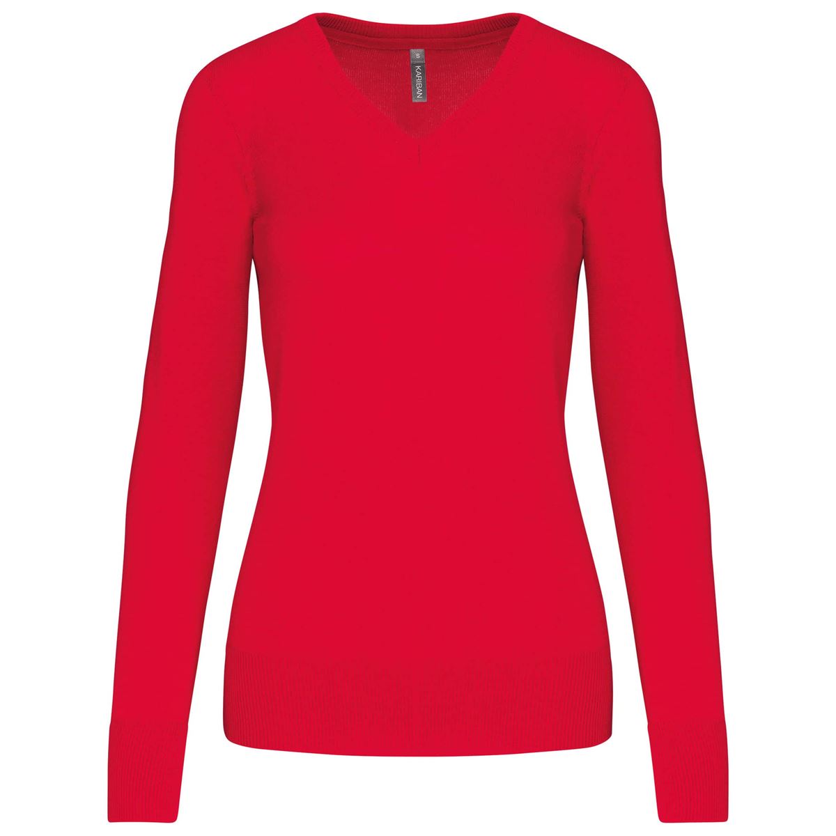 Dames pullover met v-hals
